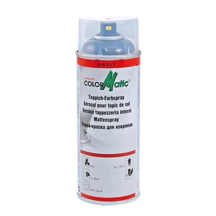 ColorMatic Tekstilspray Sort til Bundmåtter 400ml.